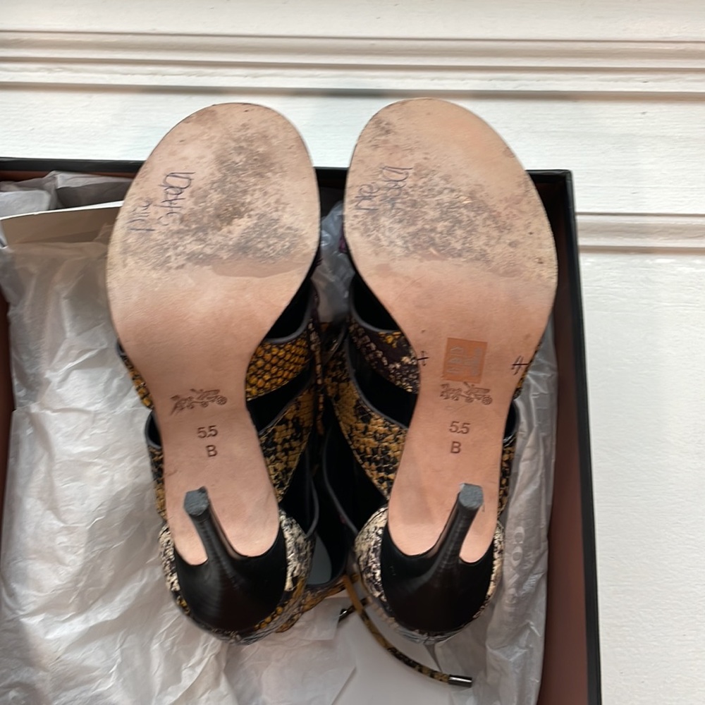 Coach Leslie Python High Heel - image 6